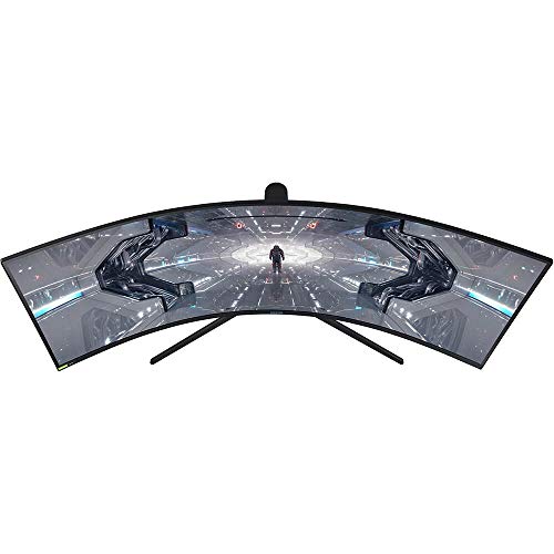 SAMSUNG 49” Odyssey G9 Gaming Monitor, 1000R Curved Screen, QLED, Dual QHD Display, 240Hz