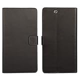 Sony Xperia Z Ultra XL39h Case, iCoverCase Flip PU Wallet Leather Case Stand Cover for Sony Xperia Z Ultra C6802 C6806 C6833 XL39h (Black)