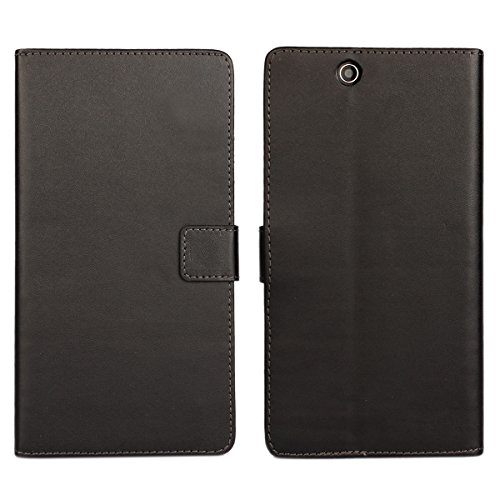 Sony Xperia Z Ultra XL39h Case, iCoverCase Flip PU Wallet Leather Case Stand Cover for Sony Xperia Z Ultra C6802 C6806 C6833 XL39h (Black)