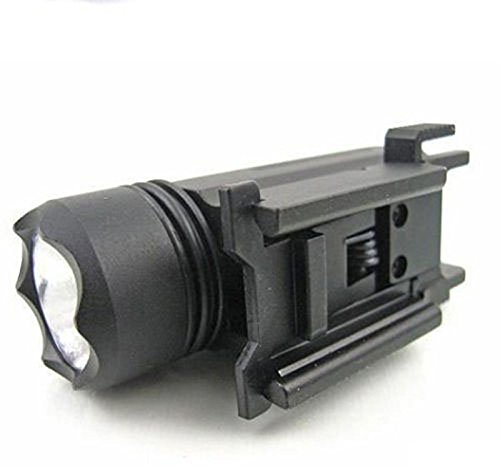 2 In 1 Tactical Pistol Red Dot Laser Sight + 180 Lumen Cree LED Flashlight Combo Hunting Accessories for Pistol Guns 1911 M9 Glock 17,19,20,21,22,23,30,31,32 (Combo)