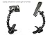 Livestream® Gear - Jaws Clamp with Universal Magnetic Phone Mount. Mount Your Phone via Magnetic Mount and Metallic Plates to This Desk Clamp for Streaming, FB Live. Compatible with GoPro.