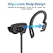 DOSS BE1 Bluetooth 4.1 Sport Earbuds Sweat-Proof Wireless Earphone with Exchangeable Ear Plugs, Noise Isolation Design, 8 Hours Playtime, Hands-Free