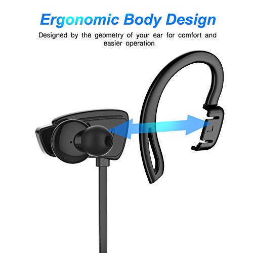 DOSS-BE1-Bluetooth-41-Sport-Earbuds-Sweat-proof-Wireless-Earphone-with-Exchangeable-Ear-Plugs-Noise-Isolation-Design-8-Hours-Playtime-Hands-free-for-Apple-iPhone-Samsung-and-More-Matt-Grey