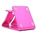 HOTOR Solid Aluminum Desk Desktop Stand for iPhone 6 6 plus 4 4s 5 5s 5c iPad 2/3 air mini/Samsung Galaxy S3/5 HTC ONE M7 Blackberry Tablet Tab Google Nexus Lumia and other Smartphone, Rosy