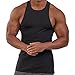 Magiftbox Men's Muscle Workout Tank Tops Gym Shirts T189_Black_US-L