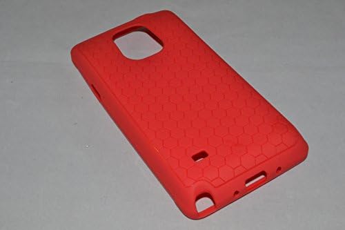 Silicone TPU Extended Battery Case Cover Galaxy Note 4 lV N9100 N910V N910T N910P N910A N910R4 (Red)