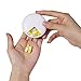 Pill Box for Purse (2 Pack), Opret Portable Pill Case Holder for Travel Pocket, Single Daily Pill Container for Men Women (Black & White)
