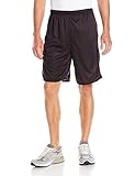WSI Men's Coaches Gym Shorts, Black, X-Large