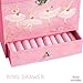 Play Platoon Ballerina Music Box for Girls - Ballet Dancer Jewelry Box