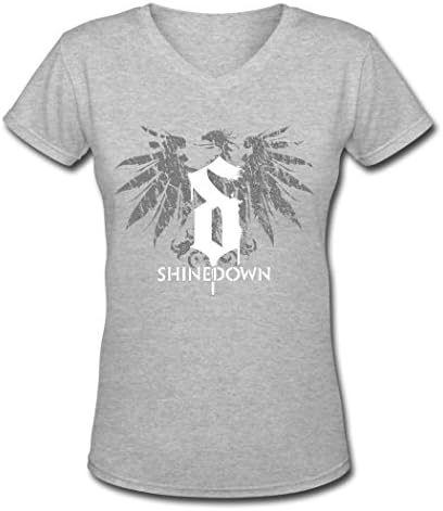 Shinedown The Carnival of Madness Tour Hot Women's V Neck T Shirt XL