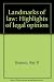 Landmarks of Law: Highlights of Legal Opinion B000PXYOH2 Book Cover