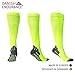DANISH ENDURANCE Graduated Compression Socks 21-26mmHg, for Women & Men, Yellow, US Women 8-10 // US Men 6.5-8.5