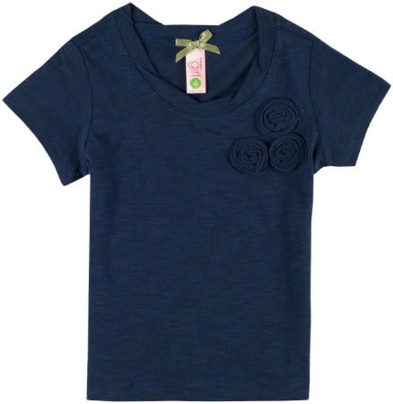 Downeast Girl Girls 2-6X Mini Rose Tee 6 Blue