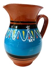 Kitchen: Terracotta Blue, 3/4 Quart Pitcher - Hand Painted From Spain