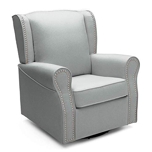 Crib Furniture Set 7 Piece Baby Nursery with Convertible Crib, Dresser, Rocking Chair, Crib