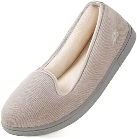 Wishcotton Women's Lightweight Memory Foam Closed Back Slippers