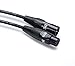 Hosa Hmic-003 REAN XLR3F to Xlr3M Pro Microphone Cable, 3'