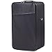 Travel Wig Case Combo Kits - Breathable Canvas Box with Carrying Handles and Shoulder Straps - Available with Wig Bands, Styrofoam Manikin Head, or Detangling Brush (21