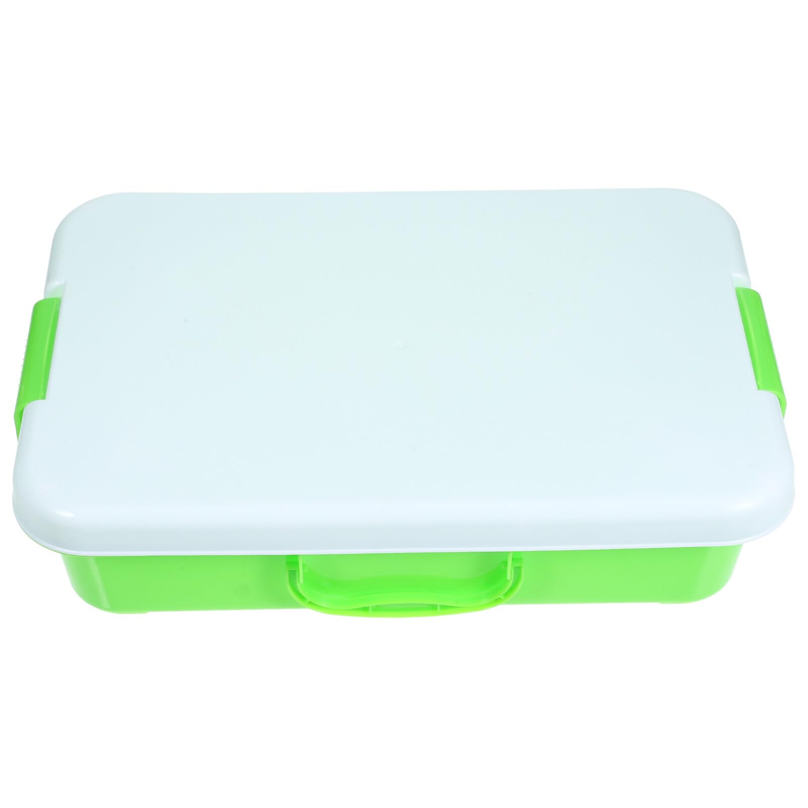 FAVOMOTO Portable Sand Tray with Lid Sand Box with Handles Plastic Sandbox for Indoor Outdoor Sensory Activities