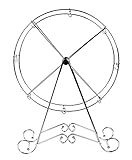 Francois et Mimi DCP0008 8-Cup Metal Rotating Ferris Wheel Cupcake and Dessert Stand Holder, Chrome Finish, Updated Larger Cup Size