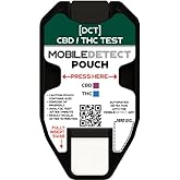 Residue Detection THC/CBD Drug Test Kit - Rapid Surface Residue Detector, 1 Mobile Detect Pouch
