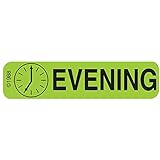 Pharmex 1-796 "Evening" Permanent Paper Label, 1