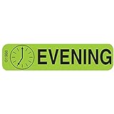 Pharmex 1-796 "Evening" Permanent Paper Label, 1