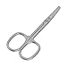 Stainless Steel Baby Scissors with Curved Blades. Made in Italy