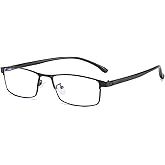 BOQGYAS Metal Frame Myopia Glasses Distance Nearsighted Glasses