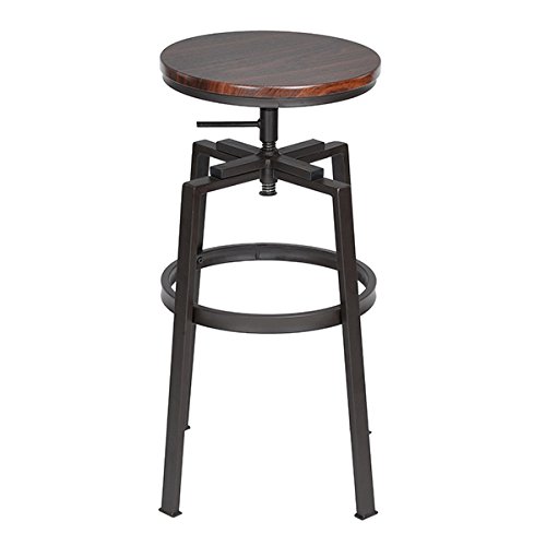 Set of 2 Wooden Bar Stools Counter Chair Kitchen Breakfast Barstool