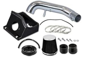 Velocity Concepts 3.5" Black Heat Shield Cold Air Intake Kit + Filter Compatible with 11-14 Ford F150 5.0L V8