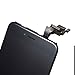 recyco Compatible LCD Screen Replacement for iPhone 6 Plus - Black Full Replacement Touch Digitizer with Home Button + Sensor+Front Camera Frame Housing Assembly Panel