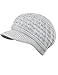 Dahlia Women's Newsboy Cap - Angora Wool Winter Hat, Dual Layer w/Faux Pearl
