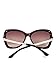 GUESS Womens GF6055 Shiny Havana With Gold/Brown Gradient Lens One Size