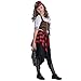 EraSpooky Girl's Pirate Matey Halloween Costume