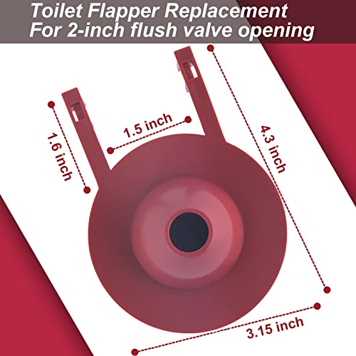 Toilet Flapper Replacement Kit, 2inch Toilet Stopper Flush Valve Seal