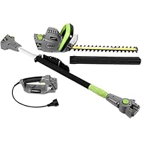 Earthwise CVPH43018 Corded 4.5 Amp 2-in-1 Convertible Pole Hedge Trimmer