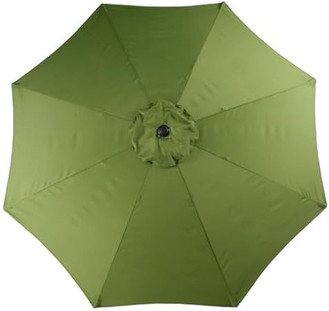 Mosaic 9 Ft Outdoor Patio Round Steel Market Beach Umbrella Avocado Amazon Co Uk Garden Outdoors