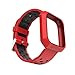 Kartice Compatible with Fitbit Versa Bands Silicone Shockproof Protective Case Soft Shatter-Resistant Silicone Sport Bands Replacement Strap (Red)