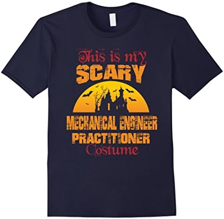 Mens Scary Mechanical Engineer Practitioner Costume Halloween 3XL Navy