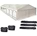 40'x20' PE Party Tent White - Heavy Duty Wedding Canopy Carport Shelter - with Storage Bags - By DELTA Canopies