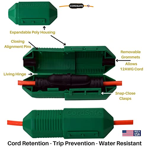 CordSafe Plus Extension Cord Plug Connection Protective Safety Cover