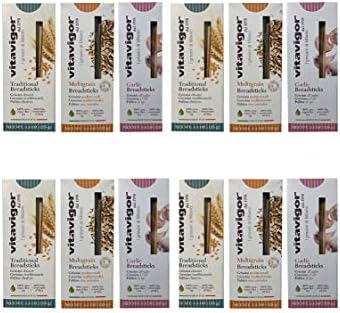 Grissini Breadsticks 3-pack (Garlic, Traditional, and Multigrain) (12 pack)