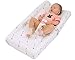 Knlpruhk Changing Pad Cover Set 2 Pack 100% Jersey Knit Cotton Ultra Soft Stretchy Baby Girl Boy Grey Arrows and Black Triangles for a Standard Baby Change Pad