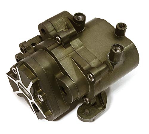 Integy RC Model Hop-ups C28486GUN Billet Machined Alloy Center Gearbox for Traxxas TRX-4 Scale & Trail Crawler