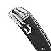 CRKT Ruger Hollow-Point Folding Pocket Knife: Retro-Styled Everyday Carry, Satin Blade, IKBS Ball Bearing Pivot, Frame Lock, Steel Handle with Textured Inserts, Reversible Pocket Clip R2302