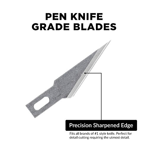 Craft Knife & Self Healing Mat Set – 9x12 Reversible Cutting Mat & 2 Hobby Craft Knives with 50 Extra Blades Making the Ultimate Arts & Crafts Kit (9x12)