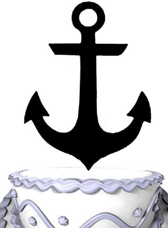 Amazon Com Meijiafei Personalized Anchor Sign Cake Topper