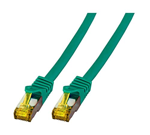 EFB-Elektronik RJ45 Patch Cable S/FTP, Cat.6A, LSZH, Cat.7 Raw Cable, 5 m, Green