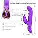 Rabbit Vibrator for Women with 2 Motors & 10 Modes Powerful Large Dildo G Spot Silicone Clit Stimulator Sex Machine Soft Female Personal Massager Vibrators Adult Sex Toys for Women